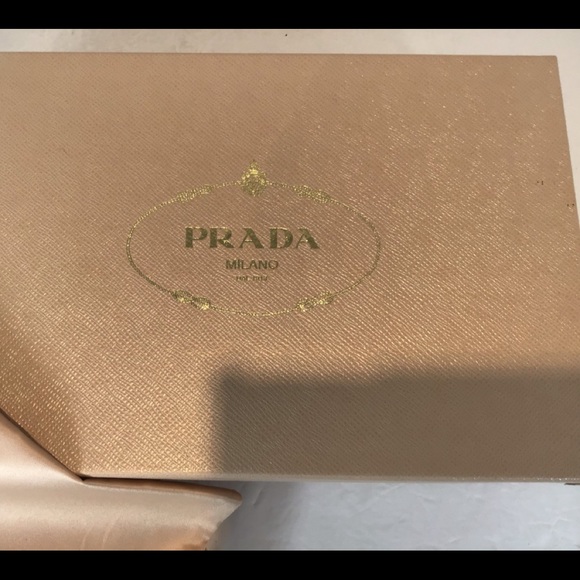 PRADA CALZATURE DONNA LEATHER HEELS STUDDED GROMMETS W/BOX BRW/BLK EUR 38 US 8 - Picture 16 of 16